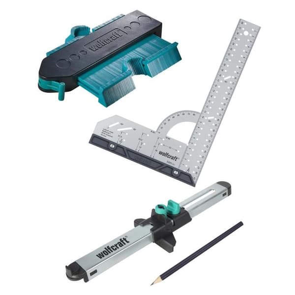 444132 wolfcraft verktygssats för laminat och golvinstallation