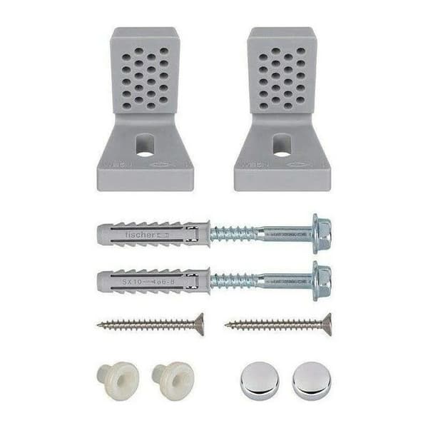 Fischer WC Fästsats 5 N för sidofixering av WC-pannor 018652