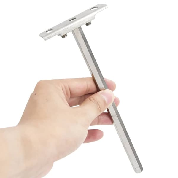 Konsoler för flytande hyllplan 12st osynlig Ø12x200 mm kolstål