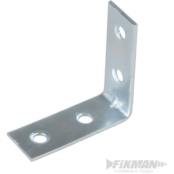 Set med 10 vinkelstödfästen 40 x 1,6 x 16 mm