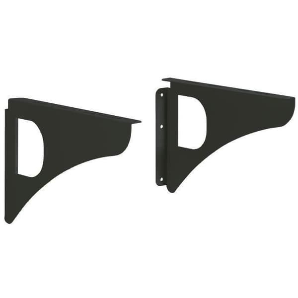 Vinkel design - DECAYEUX - Grå - Stål - 2 mm tjock - Paket med 2