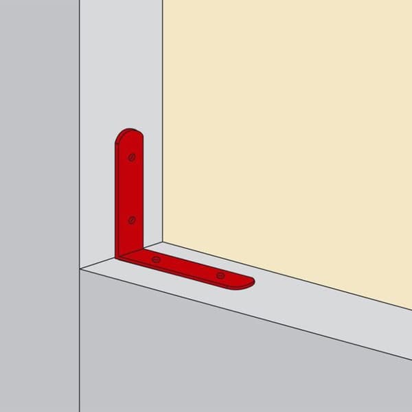 Krumtap stol huvuden runda 15x2 l.60mm förzinkad vit