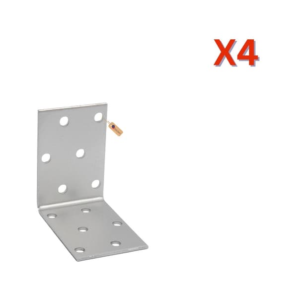 Naulalevykulma 60x60x40x2.5 mm, 10 kpl