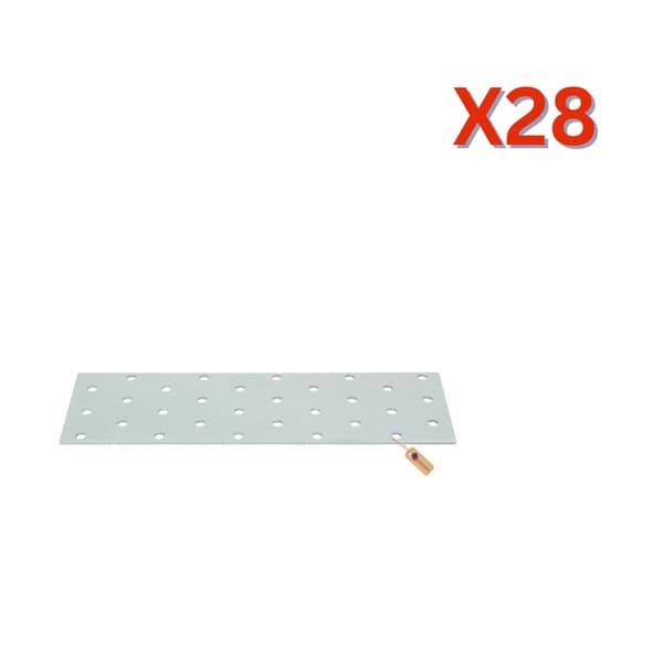 Naulauslevy 200x60x2 mm, 28 kpl
