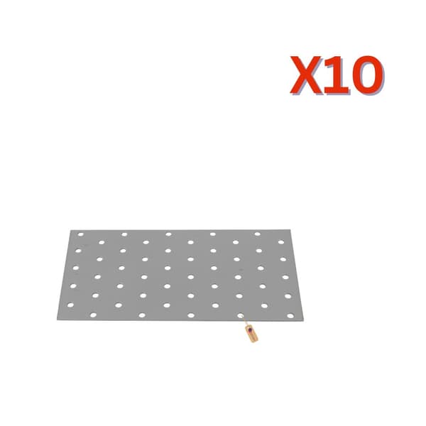 Hålplattor 200x100x2 mm, 10 st