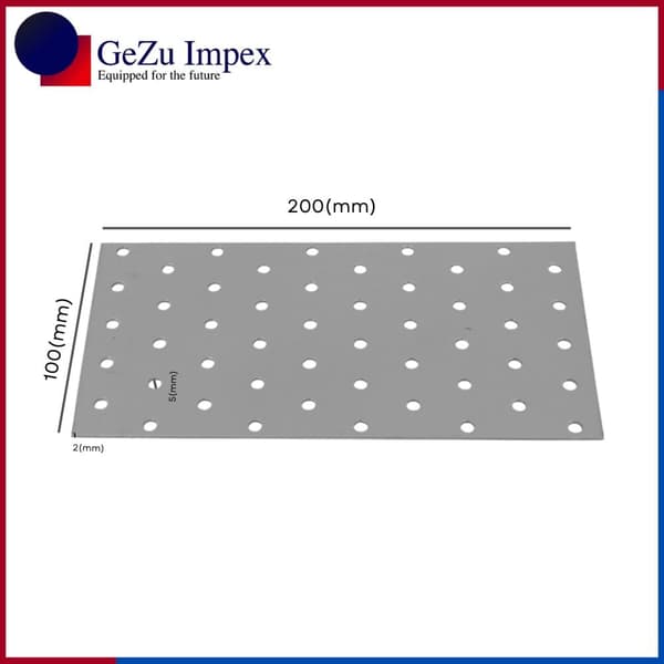 Hullplader 300x120x2 mm, 18 stk