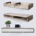 Miniatyrbild 3 av 4: TD® Stödfäste hängande TV-skåp hörnkodsfäste laminatstödram hängande skåp monteringstillbehör