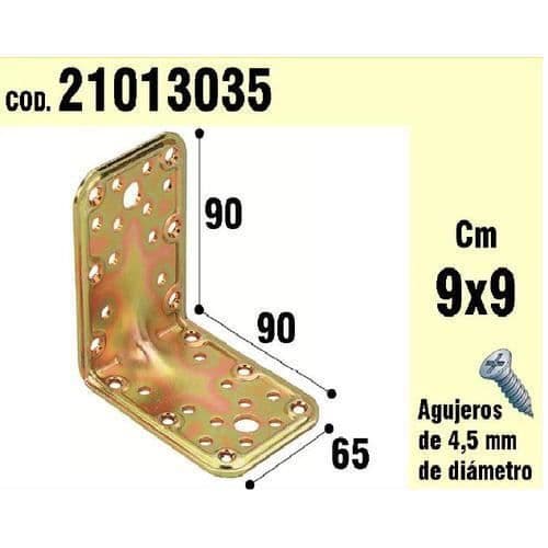 Stödhörn för trä 65x90x90 mm