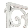 Miniatyrbild 6 av 6: Väggvinkel - 10032098-49 - Set om 2 - Gjutjärn - Antik stil - Vit färg