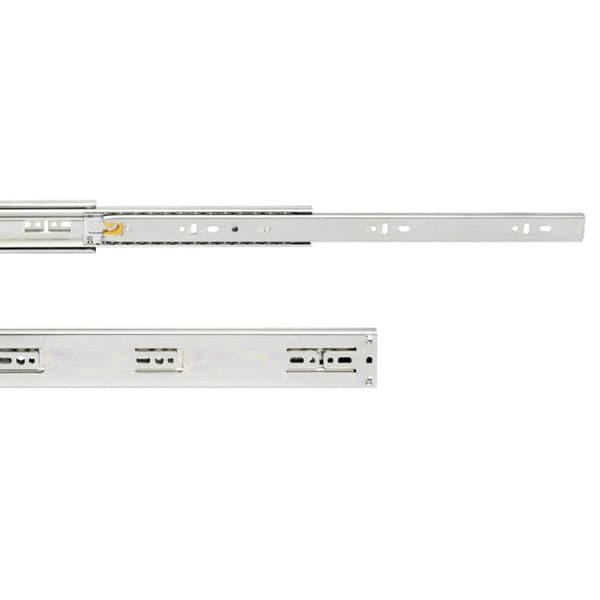 Kåpor för lådor - Emuca - 400mm - Zinkat stål - Belastning 35kg - Höjd 45mm