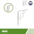 Miniatyrbild 2 av 5: Fixeringsvinkel - AMIG - 12364 - Stål - 200x150mm - Max belastning 180kg