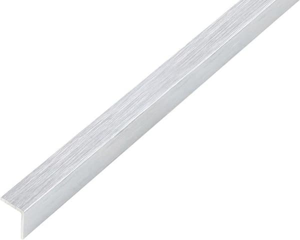 Gah alberts - 489021 - Självhäftande vinkel, aluminium, design i rostfritt stål, klar, 1000 x 20 x 20 mm
