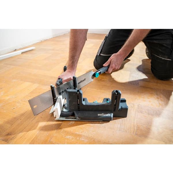 Falsk vinkel och färgburk - wolfcraft - Sockelhöjd upp till 120 mm, vinklar från 85 till 275° - 6956000