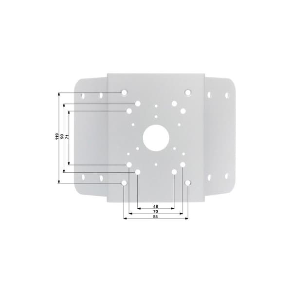 Dahua PFA151 vinkelmonterbar kamerafäste för Lite-serien Compact Bullet DH-IPC-HFW13; Ultra Series Bullet...