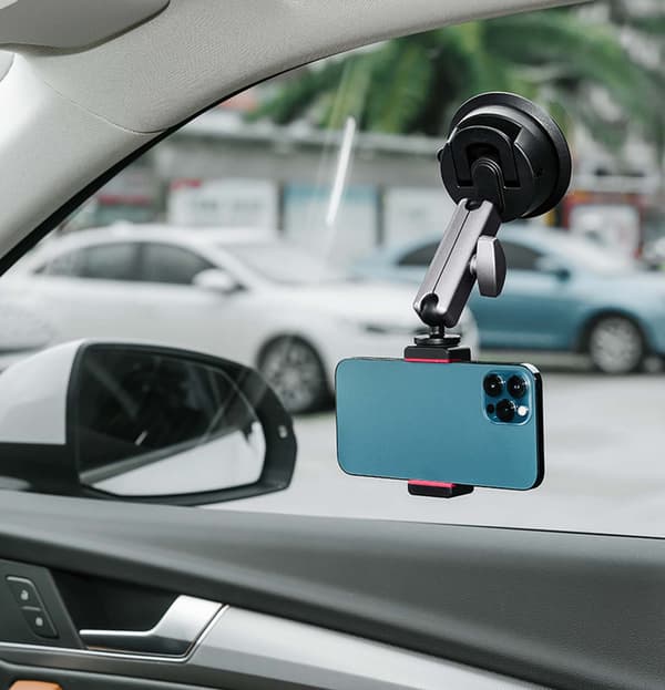 Valokuvausteline 360 insta360 go 3 GoPro Moottoripyörän Magic Handle Mount Imukuppikiinnitys