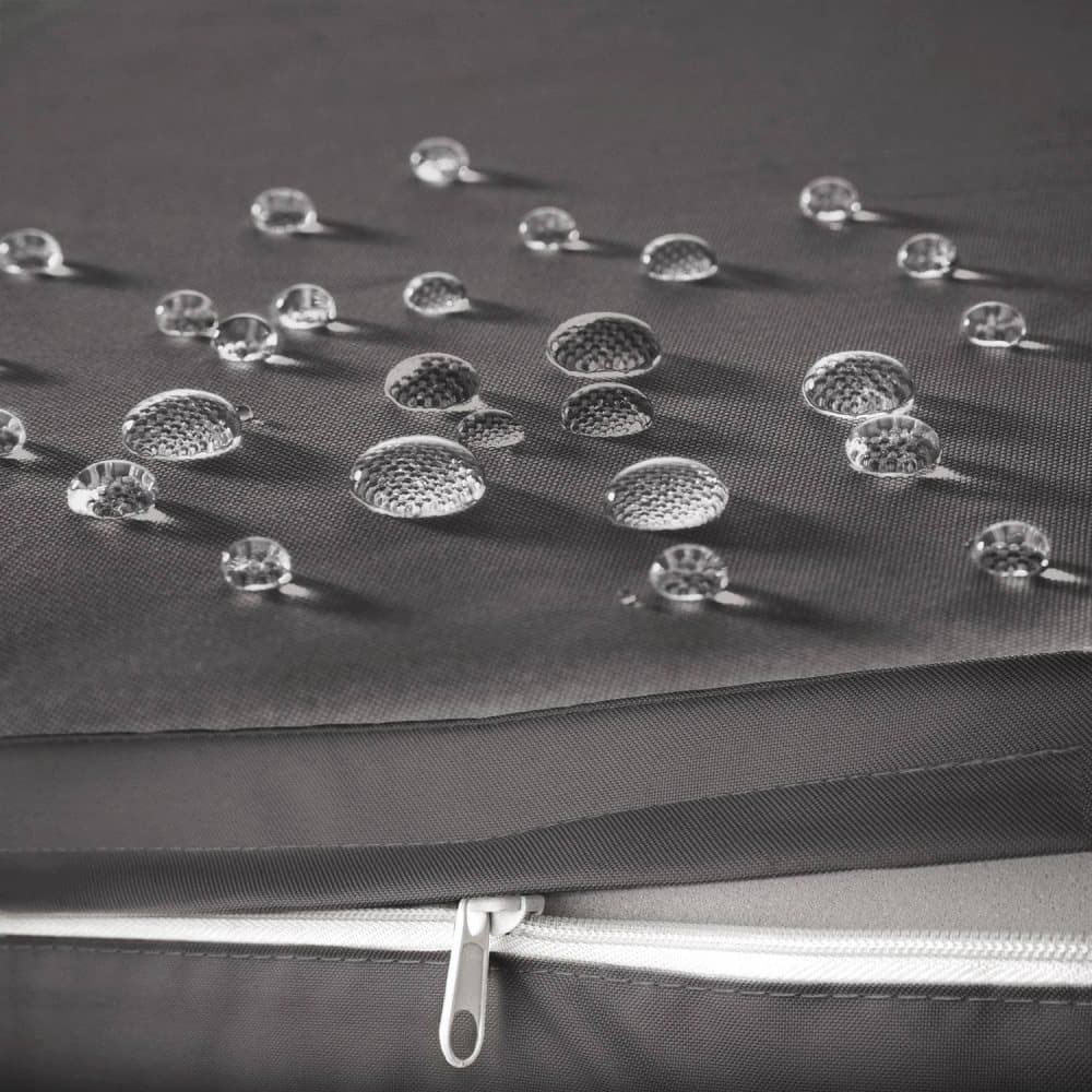 2 solsängar inkl bord konstrotting aluminium - svart