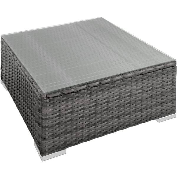 Polyrattan loungesæt Venedig - grå