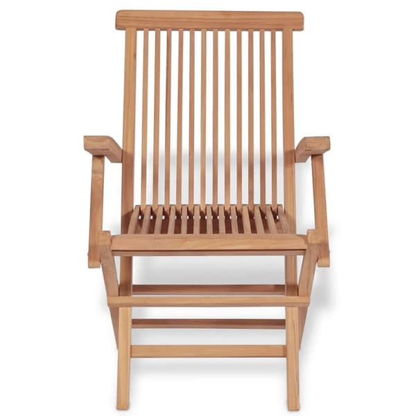 vidaXL Utendørs spisestue 5 deler heltre teak
