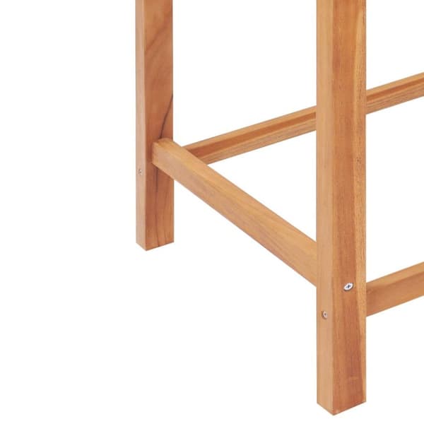 vidaXL Barsett 3 deler heltre teak