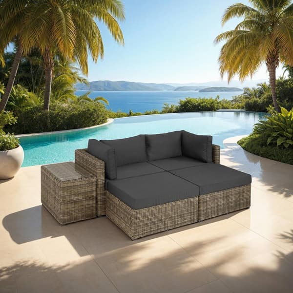 Loungeset/Loungegrupp i konstrotting San Domino - natur