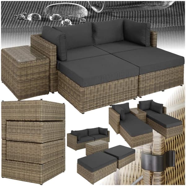 Loungeset/Loungegrupp i konstrotting San Domino - natur