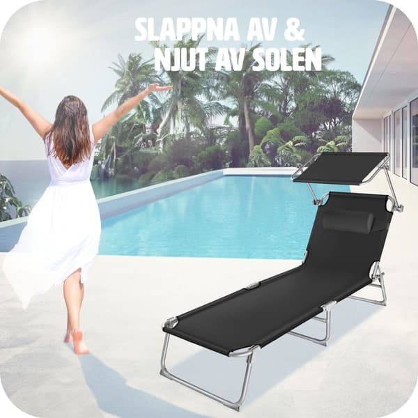 Solsäng Chloé - svart