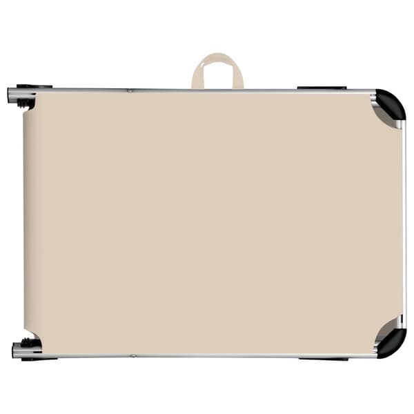 Solseng Aurelie aluminium, justerbart ryglæn - beige