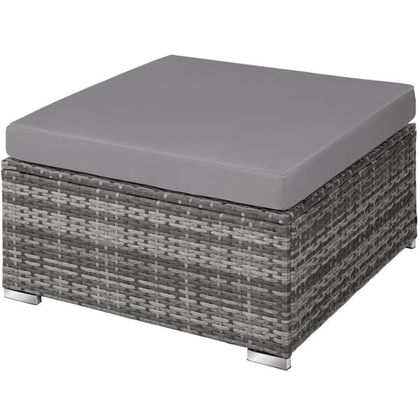 Polyrattan loungesæt Milano - grå