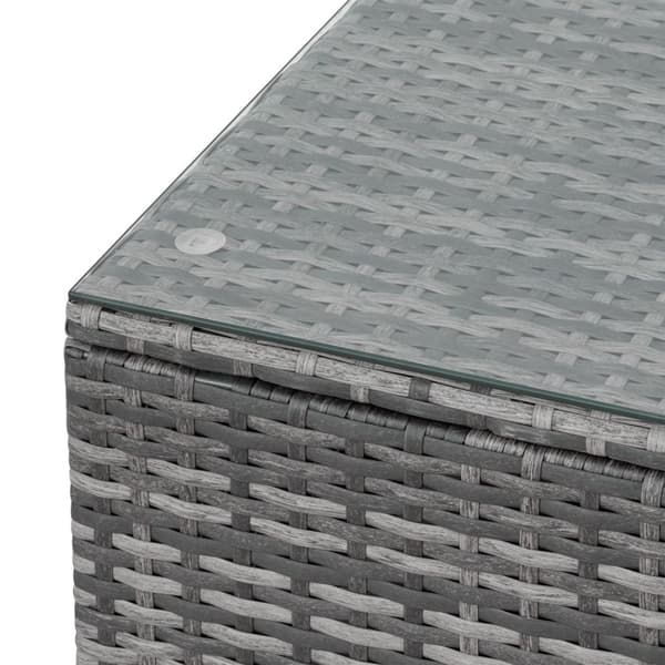 Polyrattan loungesæt Milano - grå