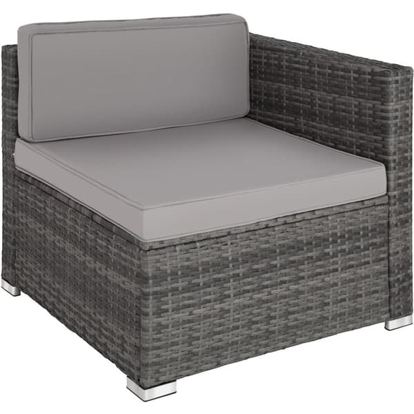 Polyrattan Loungesæt Pisa - grå