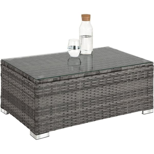 Polyrattan Loungesæt Pisa - grå