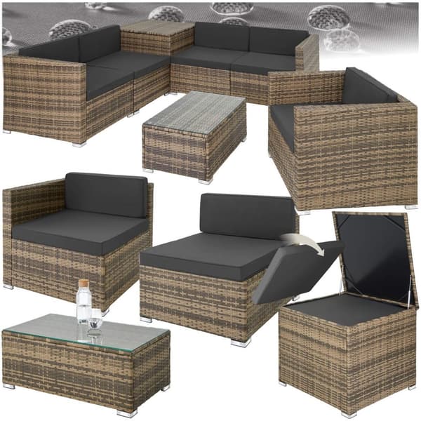 Loungeset/Loungegrupp Pisa i konstrotting - natur