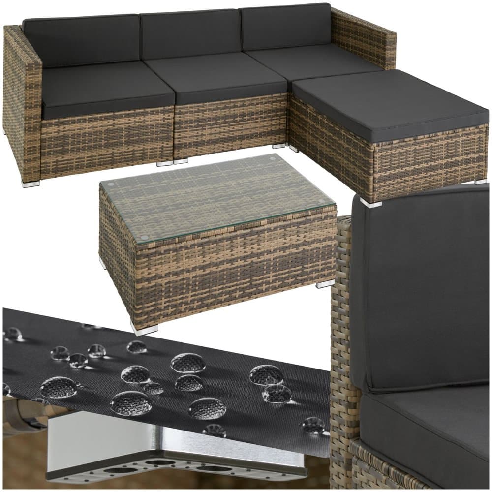 Loungeset/Loungegrupp Florenz i konstrotting - natur
