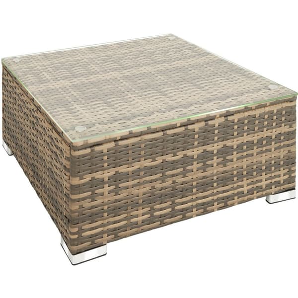 Polyrattan loungesæt Venedig - natur