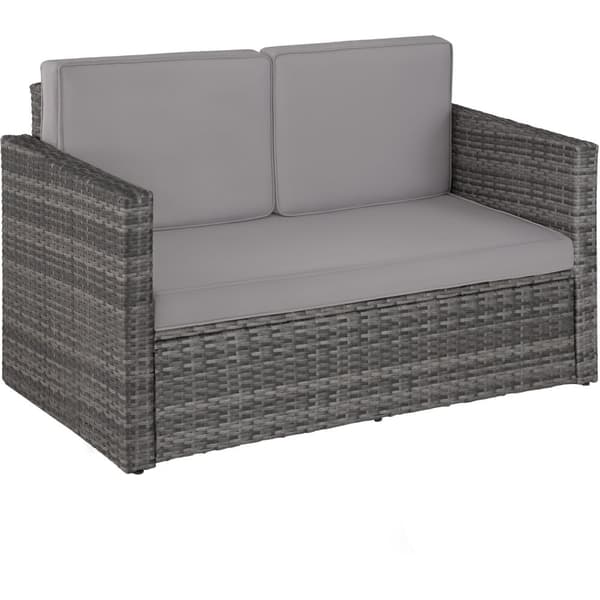 Polyrattan havesofasæt Korfu - grå