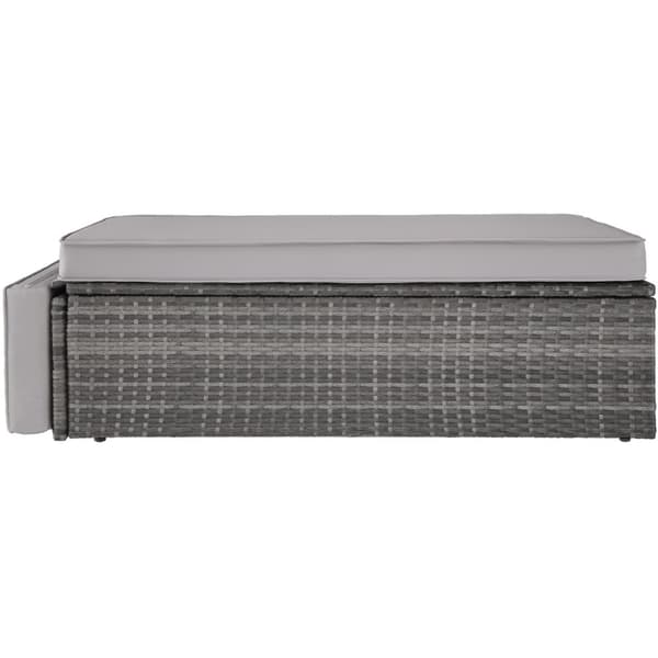 Polyrattan havesofasæt Korfu - grå