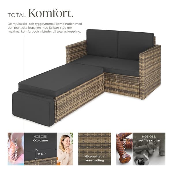 Loungesoffa Korfu - natur