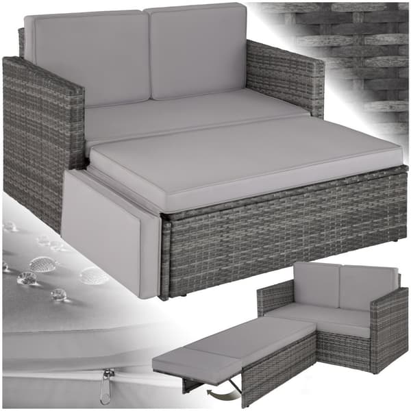 Loungesoffa Korfu - grå