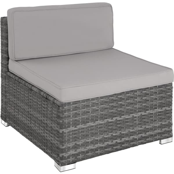 Loungeset/Loungegrupp Florenz i konstrotting - grå