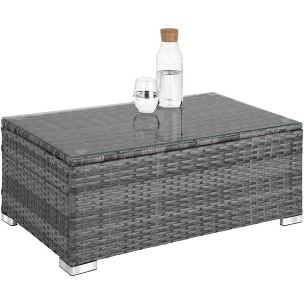 Polyrattan havesofa Firenze - grå