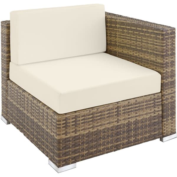 Polyrattan loungesæt Paris - natur