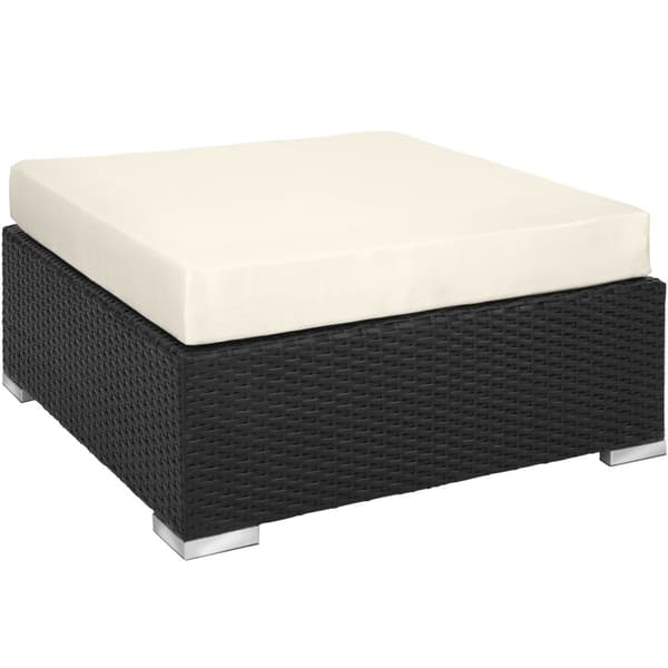 Polyrattan loungesæt Paris - sort