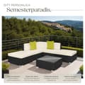 Miniatyrbild 4 av 11: Loungeset/Loungegrupp i konstrotting Paris - svart