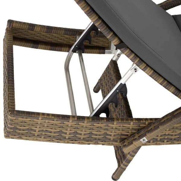 Polyrattan liggestol Océane - natur