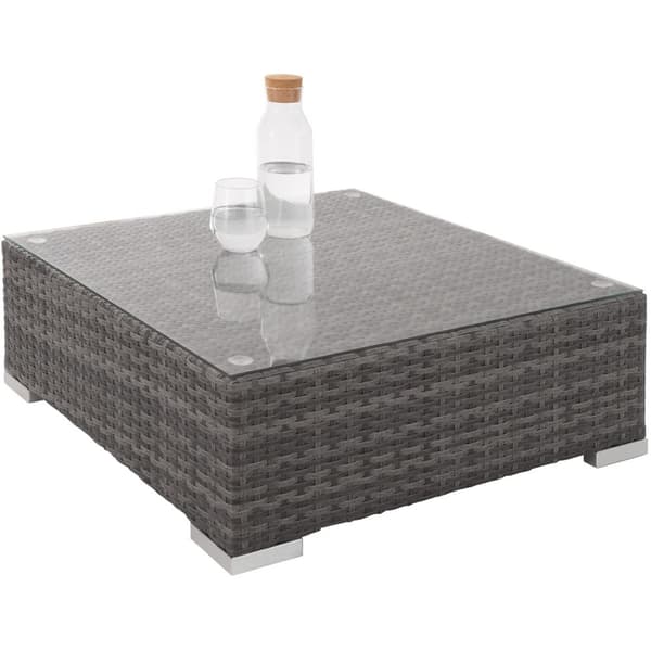 Polyrattan loungesæt Marbella - grå
