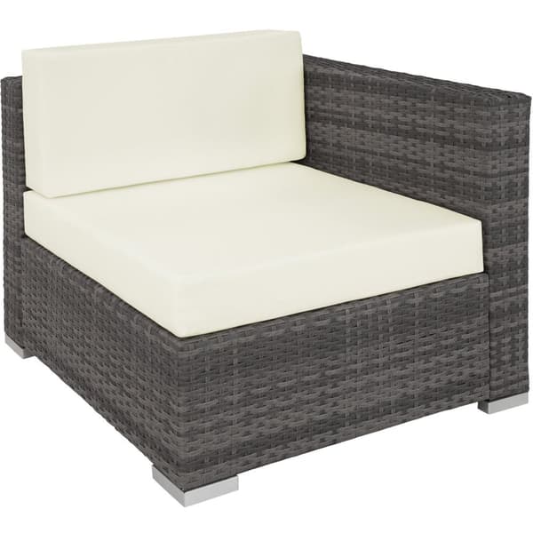 Polyrattan loungesæt Marbella - grå