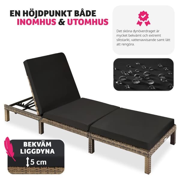 Solsäng i konstrotting Sofia - natur