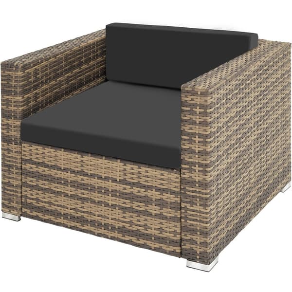 Polyrattan loungesæt Milano - natur