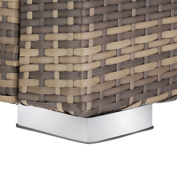 Polyrattan loungesæt Milano - natur