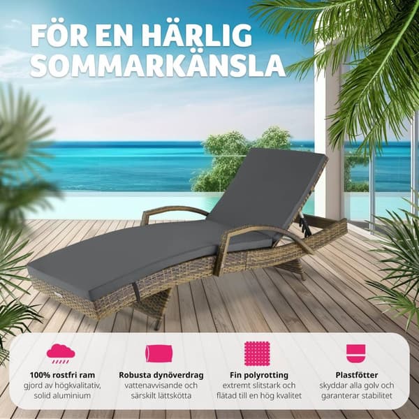 Solsäng i konstrotting Océane - natur